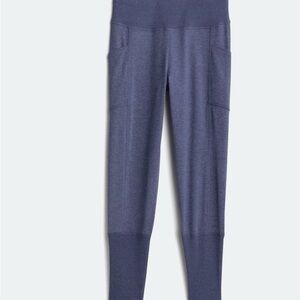 Threads 4 Thought High-Waist Seamless Leggings in Heathered Navy Size S